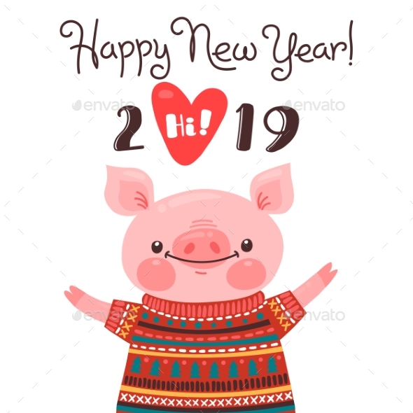 Happy 2019 New Year Card