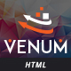 Venum - One Page Business Corporate HTML5 Template - ThemeForest Item for Sale