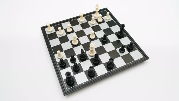 Chess Game Top View
