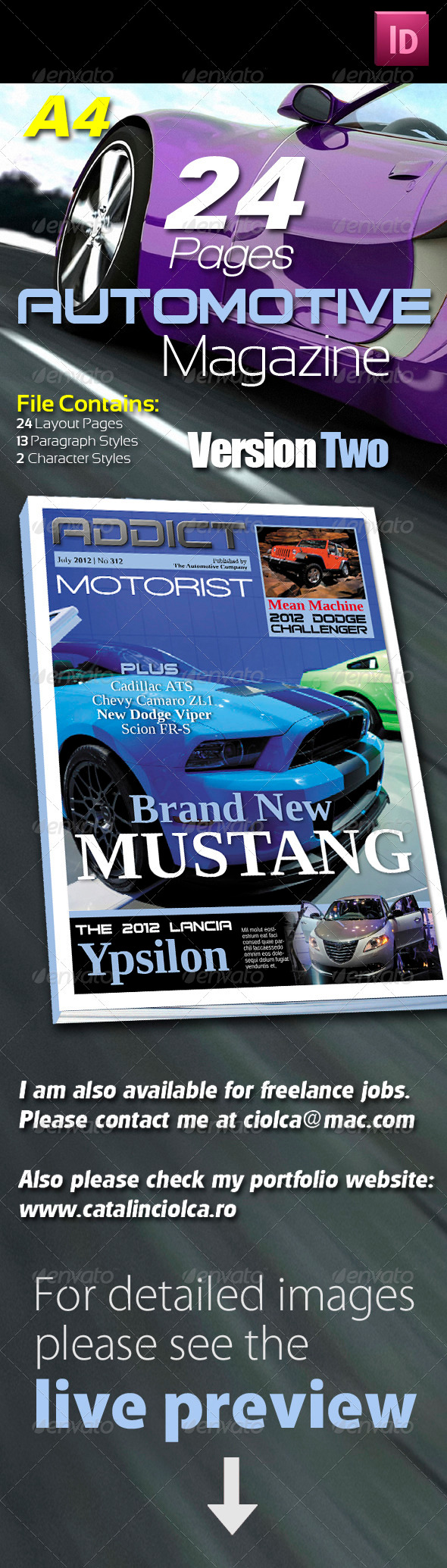 24 Pages Automotive Magazine Version Two