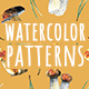 All Seasons Watercolor Patterns - GraphicRiver Item for Sale