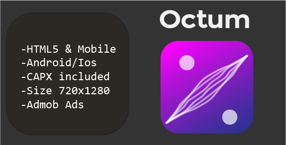 Octum (HTML5 + Mobile Version) Construct 2/3