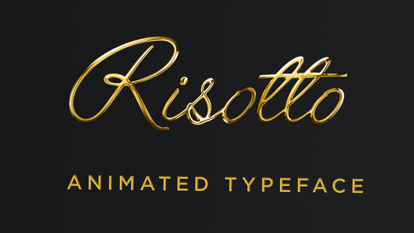 Risotto - Animated Handwriting