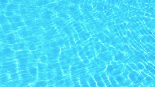 Refreshing Blue Swimming Pool Water