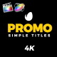Simple Promo Titles Package for Final Cut Pro X - VideoHive Item for Sale