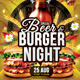 Beer & Burger Night - GraphicRiver Item for Sale