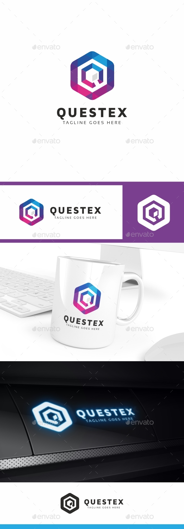 Questex - Q Letter Logo Template
