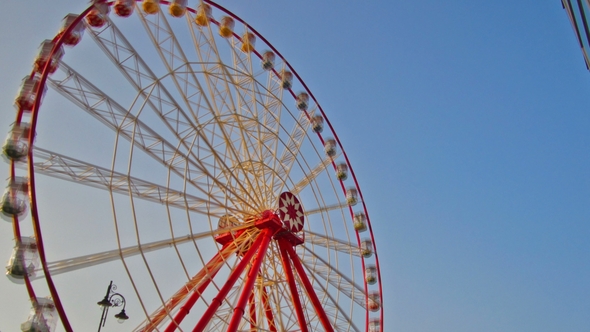 Gorky Central Park of Culture and Leisure in Kharkov  Hyperlapse, Ukraine