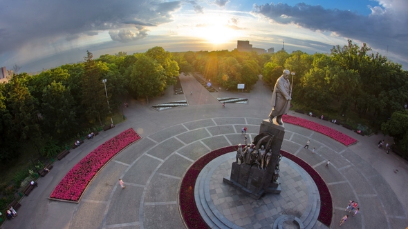 Taras Shevchenko Monument  in Shevchenko Park
