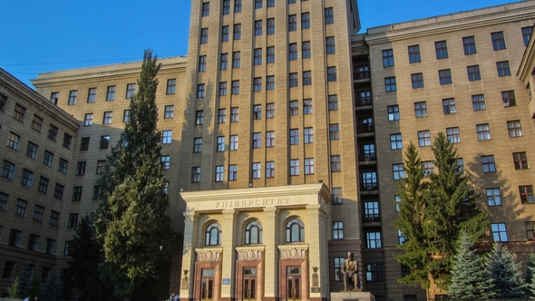 The Building of Karazin Kharkiv National University  Hyperlapse