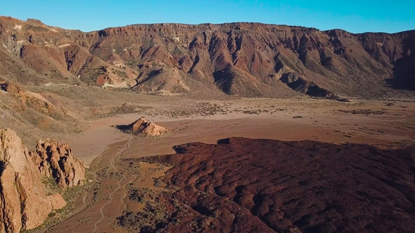 Aerial View of the Teide National Park