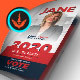Jane Political Tri-Fold Brochure Template 1 - GraphicRiver Item for Sale