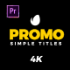 Simple Promo Titles for Premiere - VideoHive Item for Sale