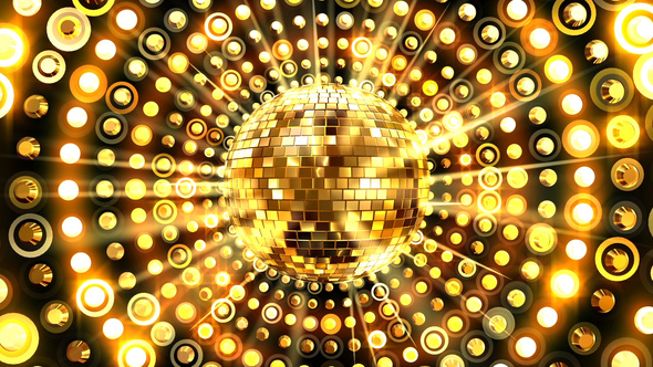 Gold Disco Ball