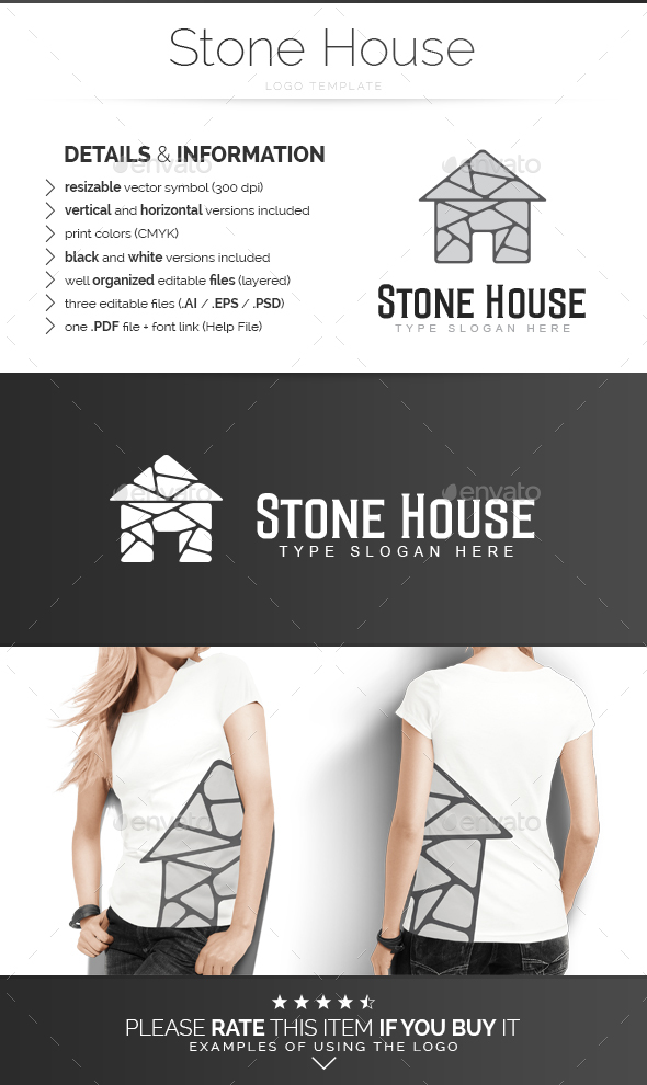 Stone House - Logo Template