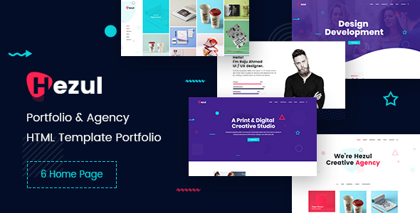 Hezul - Portfolio & Agency HTML Template