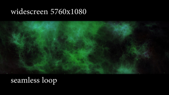 Green Nebula Widescreen alt