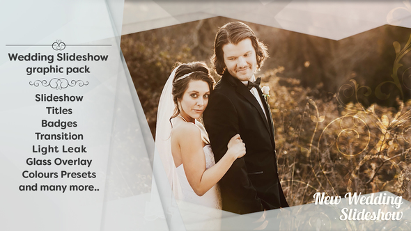 Wedding Event Slideshow Graphic Pack