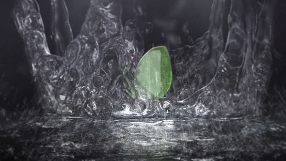 Epic Water Splash/Drop Logo alt