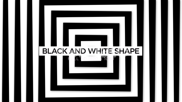 Black And White Shape VJ Loops Background