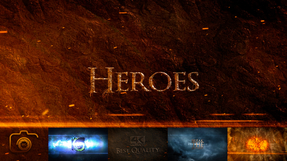 Epic Cinematic Trailer Titles - Heroes alt