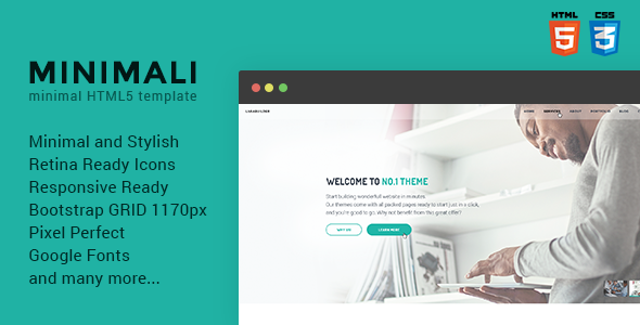 Minimali - Business & Agency HTML5 Template