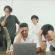 Creative Business Team Getting Very Bad News on His Laptop - VideoHive Item for Sale