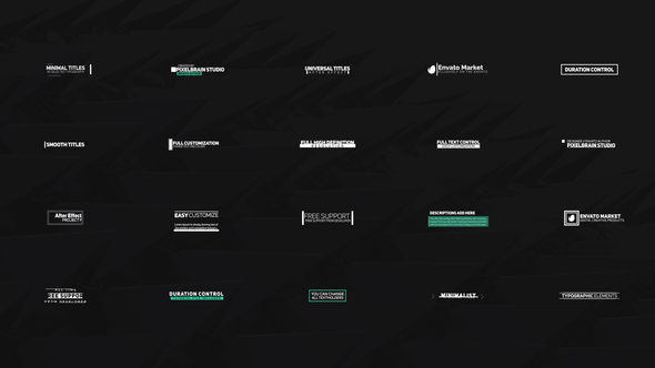 Minimal Titles II alt