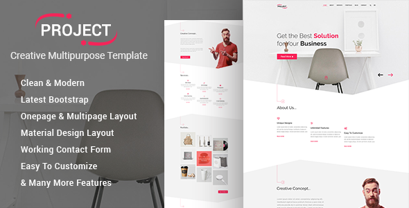 Project - Creative Multipurpose Template