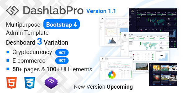 Dashlabpro -  Multipurpose  Bootstrap 4 Admin Template