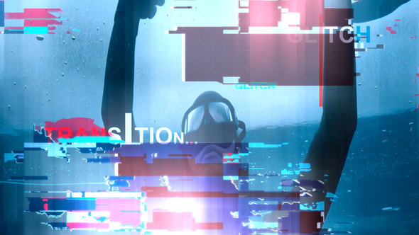 Glitch Transition Pack alt