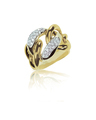 gold Diamond Wedding band Chain engagement ring - PhotoDune Item for Sale