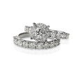 Cluster stack of diamond wedding engagment rings - PhotoDune Item for Sale