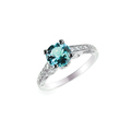Blue Diamond engagement wedding ring - PhotoDune Item for Sale