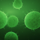 Bacteria Spread On Green Background - VideoHive Item for Sale