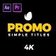 Simple Promo Titles Package - VideoHive Item for Sale