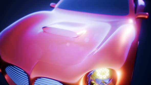 Luxury Brandless Sport Car alt