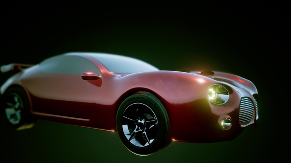 Car Chassis with Engine alt