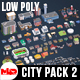 Low Poly City Pack v2.0 - 3DOcean Item for Sale