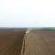 Aerial Footage of Tractor Sowing Wheat - VideoHive Item for Sale