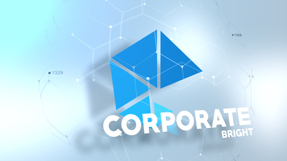 Clean Bright Corporate Business Logo alt