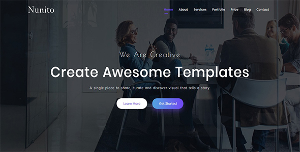 Nunito - Responsive Bootstrap 4 Landing Template