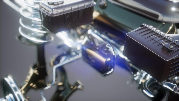 Detailed Car Engine and Other Parts alt