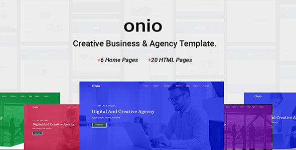 Onio - Creative Business & Agency Template