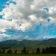 Sunset, the Sun Is Leaving, the Blue Sky Is Being Tightened By Thunderous Dark Clouds, - VideoHive Item for Sale