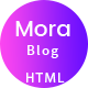 Mora - Blog HTML Template - ThemeForest Item for Sale