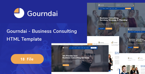 Gourndai - Business Consulting  HTML Template