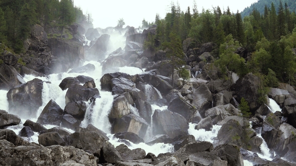 Cascade Mountain Waterfall.