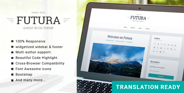 Futura - Responsive Minimal Ghost Theme