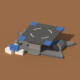 Low Poly Scifi Loading Pad - 3DOcean Item for Sale